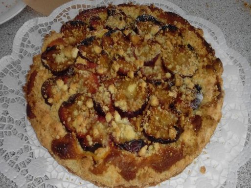 Pflaumentorte mit Streusel