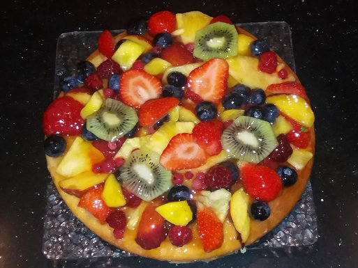 Gemischte Obsttorte